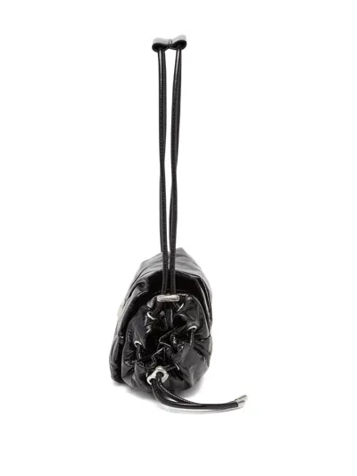Diesel Cinch-d With Adjustable Strap And Drawstring Sides In Black