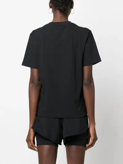 Adidas By Stella Mccartney Adidas By Stella Mc Cartney Logo Sporty T Shirt In Black