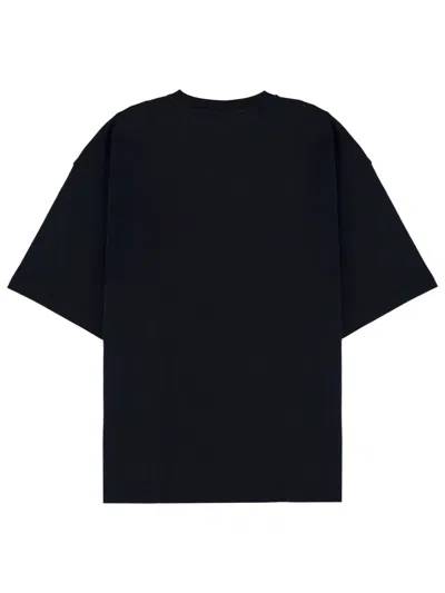 Aspesi Slogan Oversized T-shirt In Black
