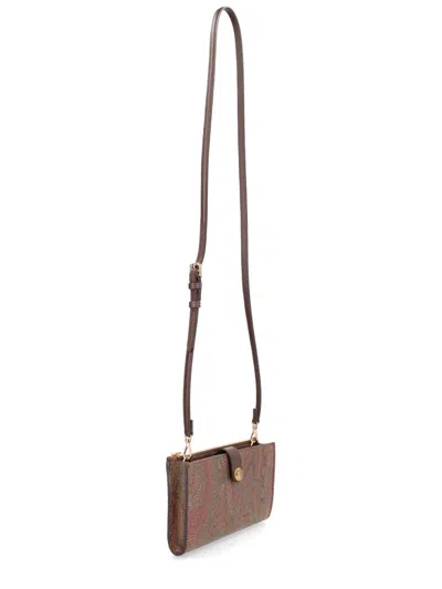 Etro Shoulder Bag Paisley Pattern Gold Tone Hardware In Multi