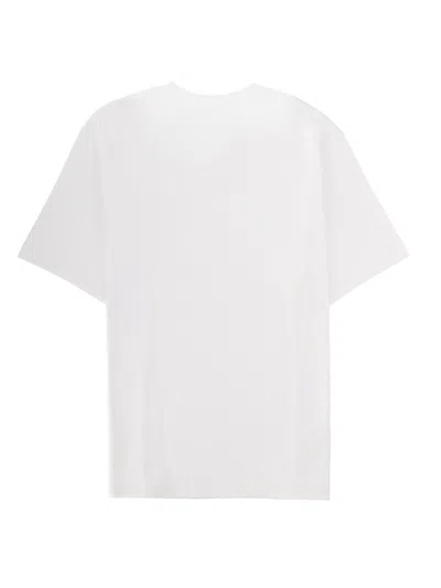 Jacquemus Le T-shirt Gros Grain White T-shirt With Logo Patch On The Front In Cotton Man