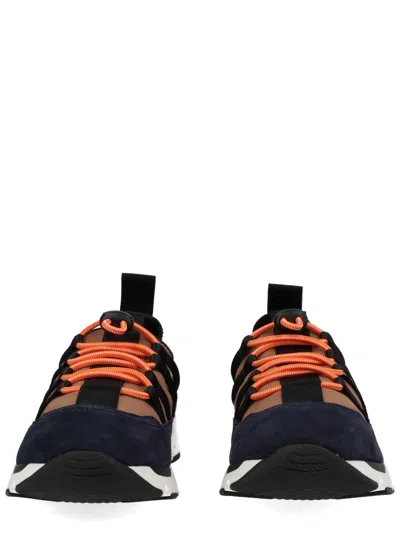 Marni Sneakers Mesh Panels Contrasting Sole Pull Tab In Multi