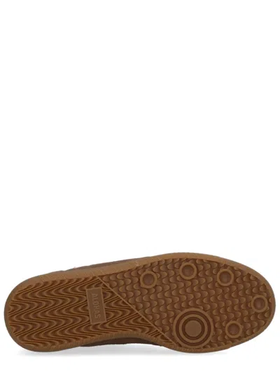 Alohas Tb.490 Rife Taupe Leather Sneakers Shoes In Brown