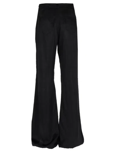 Rick Owens Bolan Bootcut Belt Loop Five Pocket Trousers In Black