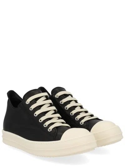 Rick Owens Women Blackwhite Lace Up Sneakers, 3.5 Luxury Sneakers For Women Darveys In Black