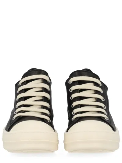 Rick Owens Women Blackwhite Lace Up Sneakers, 3.5 Luxury Sneakers For Women Darveys In Black