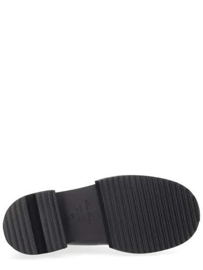 Rick Owens Beatle Gabe Leather Boots For Men In Black