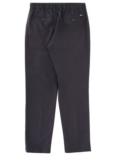 Herno Tailored Pants In Blue