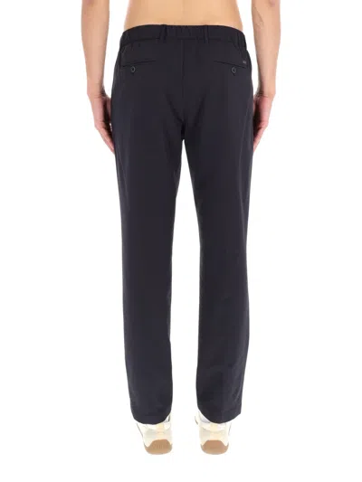 Herno Tailored Pants In Blue