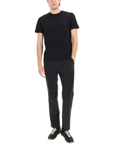 Herno Regular Fit Polyamide-blend Elastic Pants In Black