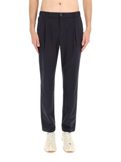 Herno Tailored Pants In Blue