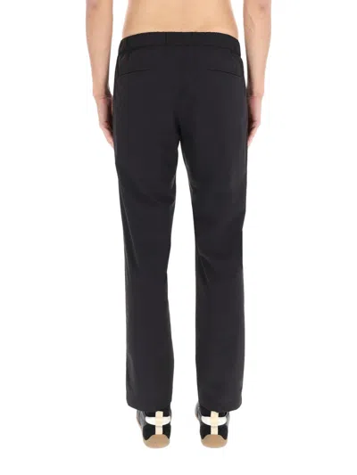 Herno Regular Fit Polyamide-blend Elastic Pants In Black