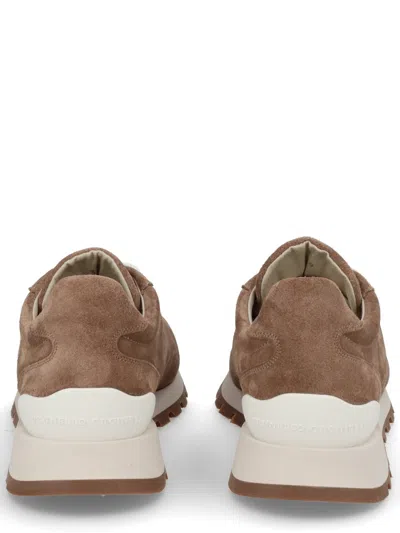 Brunello Cucinelli Suede Sneakers With Iconic Jewel Application In Multi