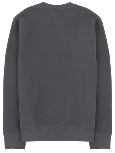 Ps By Paul Smith Charcoal Organic Cotton Zebra Logo Sweatshirt Grey In Gray