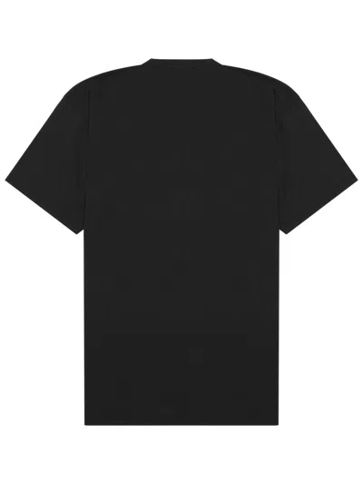 Low Brand Black Solid Crew Neck T-shirt In Black