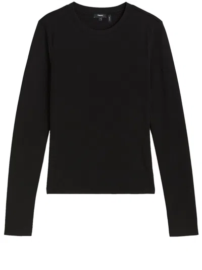Theory Long Sleeve T-shirt In Black