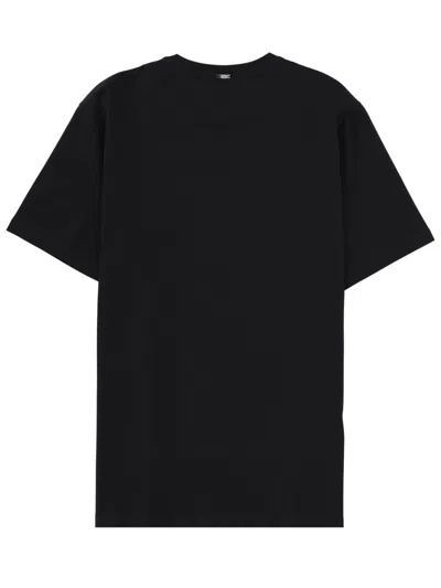 Herno Short Sleeve Crew Neck T-shirt In Black