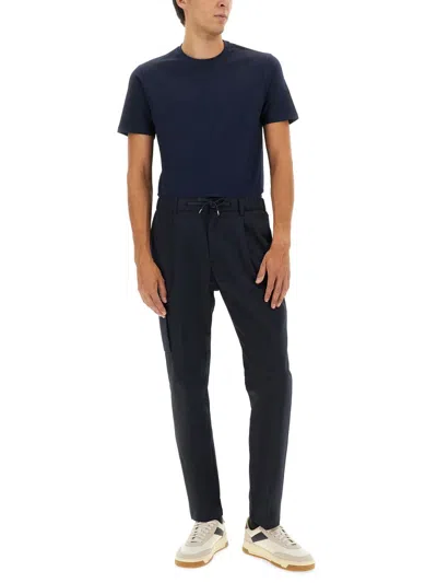 Herno Cotton T-shirt In Blue