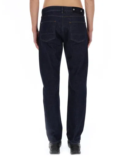 Stone Island Regular-straight-fit Five-pocket Jeans With Rinsed Finish In Blue