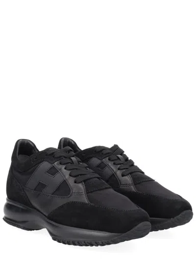 Hogan " Interactive" Sneaker In Black