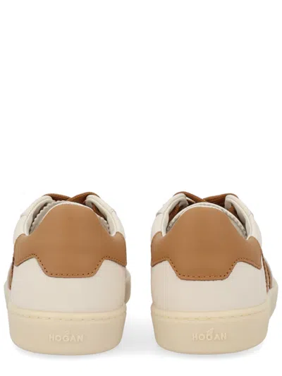 Hogan Leather Sneaker In White