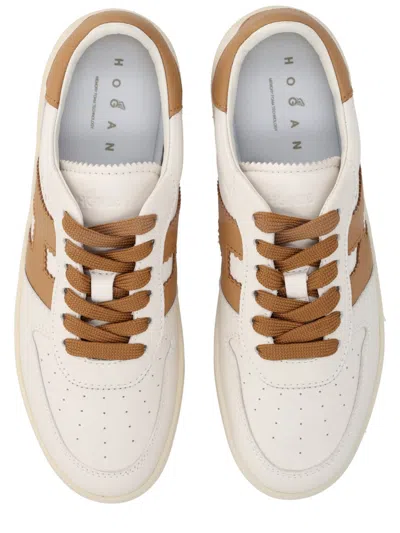 Hogan Leather Sneaker In White