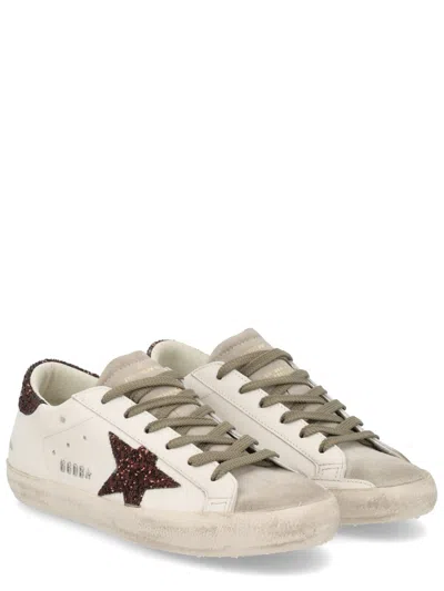 Golden Goose Deluxe Brand Women Super Star Leather Sneakers In Neutral