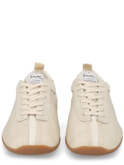 Kenzo Striker Sneaker Low Profile Pull Tab In White