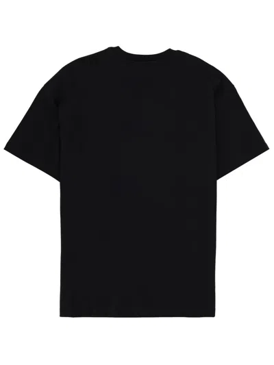 Givenchy Men Black Crewneck T-shirt With Maxi Logo Lettering On The Front In Cotton Man