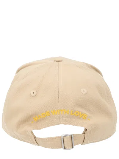 Dsquared2 Dsquared Baseball Hat With Logo Patch In White