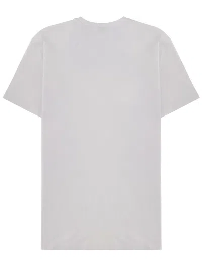 Aspesi Classic Crew-neck Short-sleeved T-shirt In White
