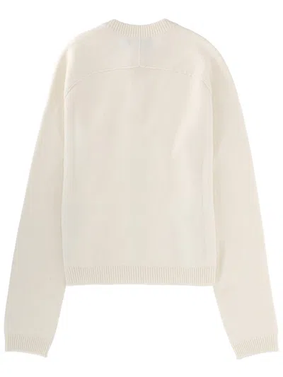 Gucci Women Wool And Cashmere Cardigan With Metal Horsebit In White