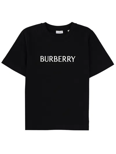 Burberry Frankie Logo-print Short-sleeve T-shirt In Black