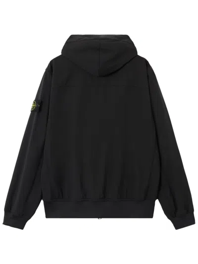 Stone Island Outerwear In Black
