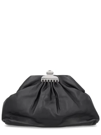 Marc Jacobs Medium Sculptural Clutch Bag In Black