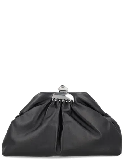 Marc Jacobs Medium Sculptural Clutch Bag In Black