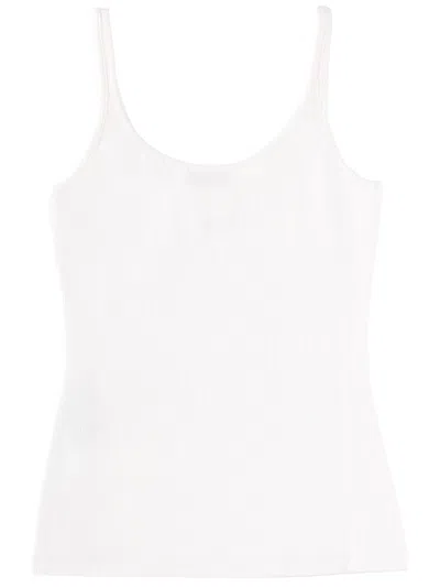 Off-white Off White Off Stamp Rib Tank Top White Black