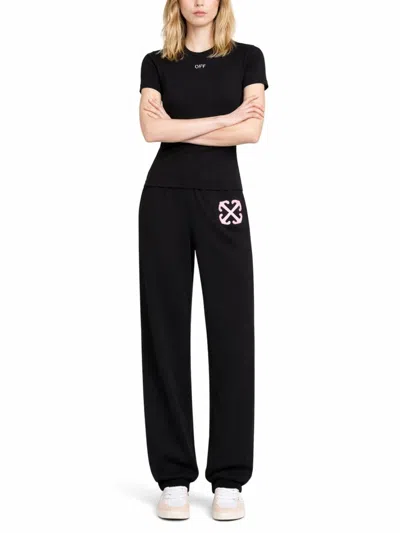 Off-white Off White Basic T Shirt With Logo In Black