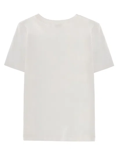 Chloé Baby Fit T-shirt In Cotton Jersey With Passion Fruit Print In White