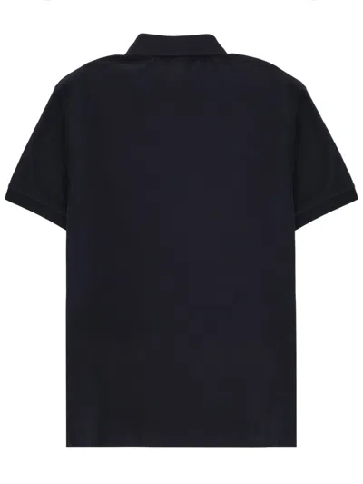 Stone Island Mens Black Brand-patch Regular-fit Stretch-cotton Polo Shirt Xl