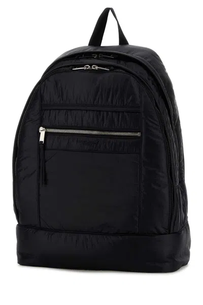 Saint Laurent Urban Style Backpack Featuring Multiple Elements In Black