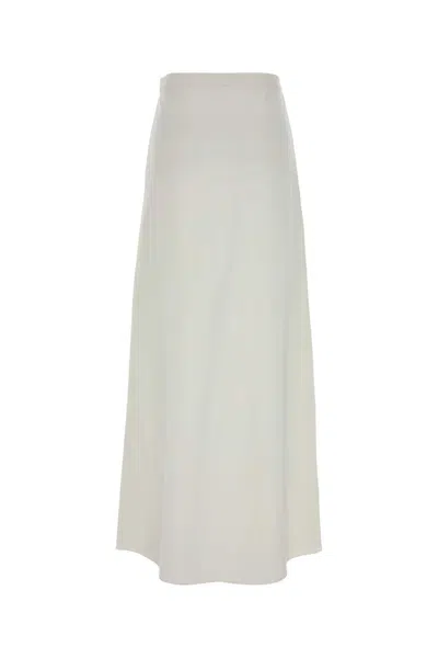 Max Mara Off-white Clavier Maxi Skirt In White