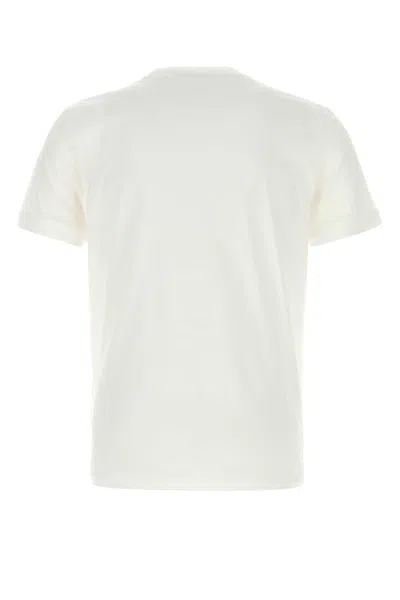 Prada Cotton Crew-neck T-shirt In White