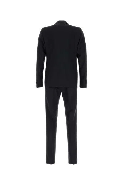 Prada Midnight Blue Wool Blend Suit In Blue