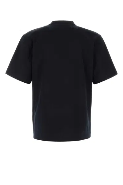 Fendi Cotton T Shirt Short Sleeves Crew Neck Graphic In Black