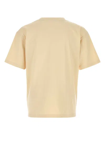 Valentino Garavani Cotton T-shirt With Made In Print Clothing In Nude