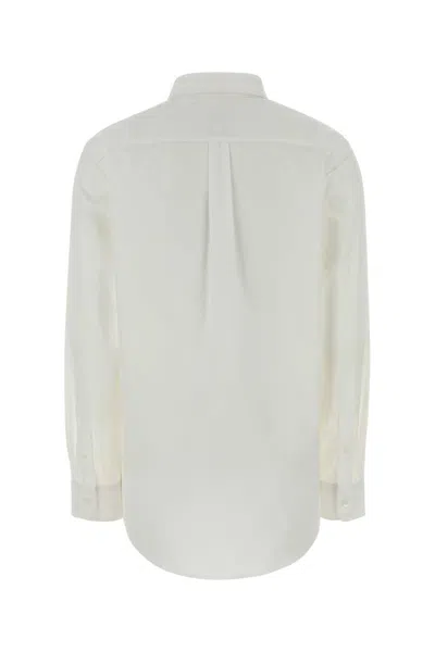 A.p.c. White Regular Solid Shirt In White