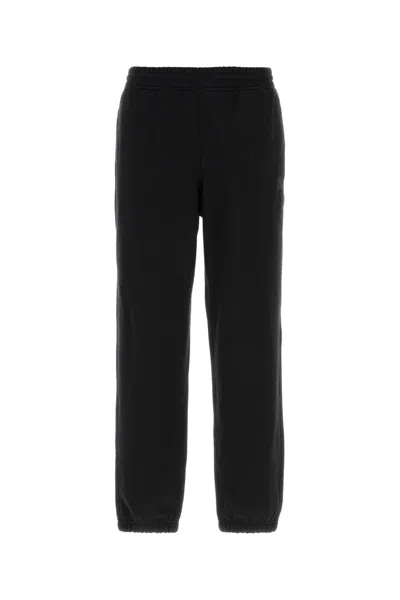 Burberry Men Ronnie Cotton Jogging Trousers In Black