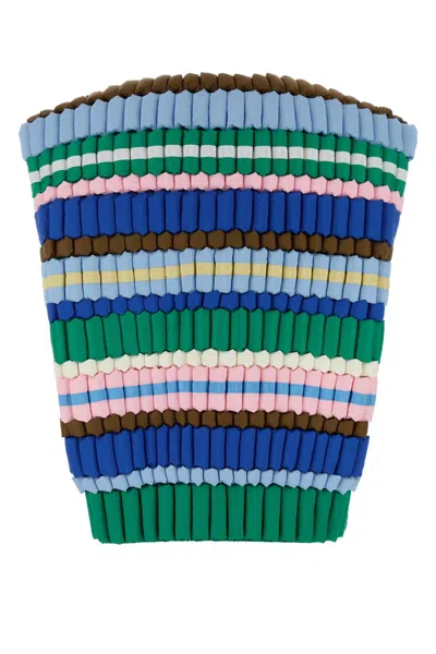 Raxxy Multicolor Nylon Puffer Vest For Women In Multi
