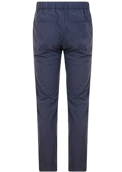 Herno Tech Fabric Pants In Blue